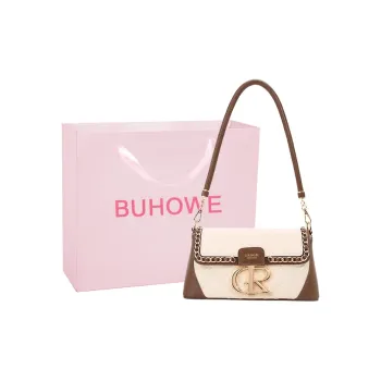BUHOWE Polyurethane PU Shoulder Bag Women's Multicolor