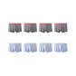 8 Pack-(Light Blue 4+Dark Gray 4)