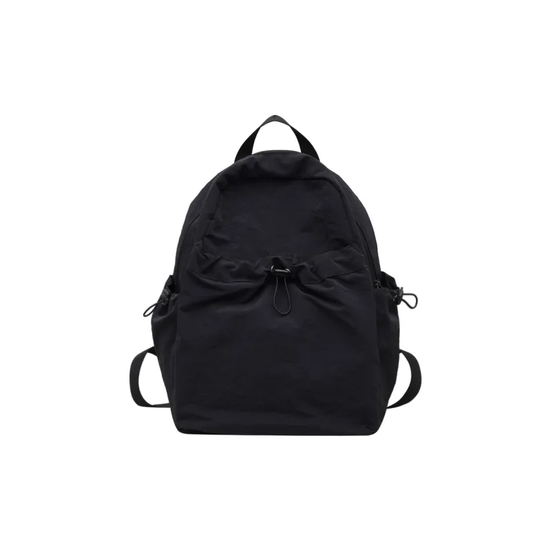 SUN EARTH &U Nylon Backpack Regular Unisex Ecru/Khaki/Black-2