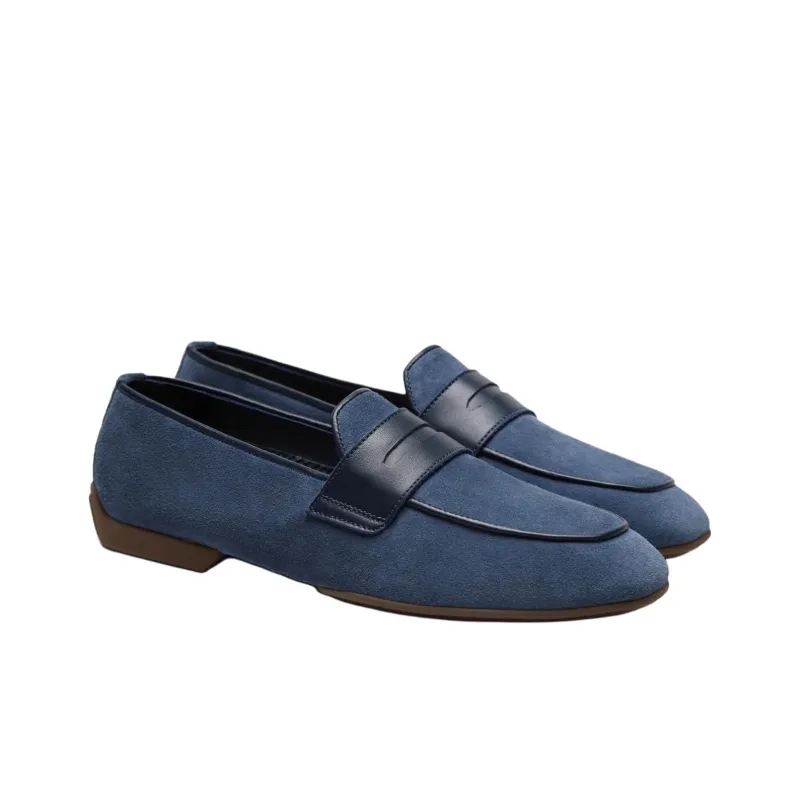 BRIONI Monza Casual Shoes Men's Blue-2