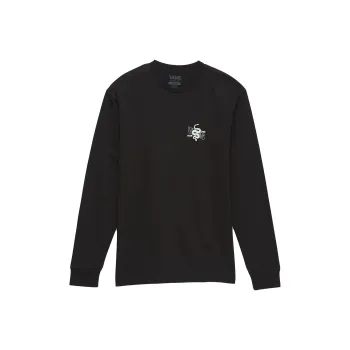 Vans Distorted Snake Long Sleeve T-Shirt T-Shirt Unisex Black