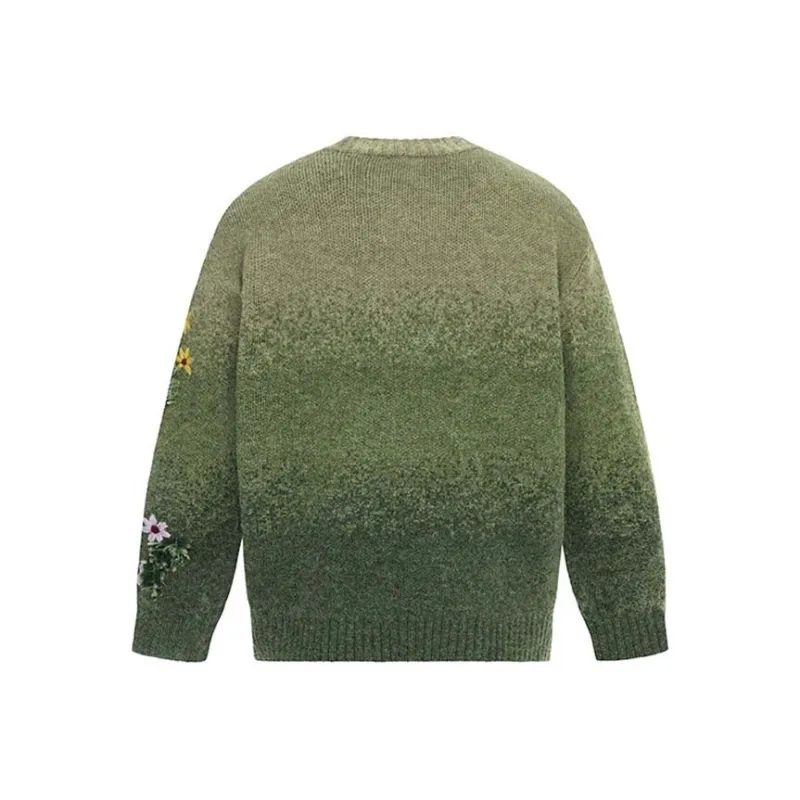 VALLEYOUTH Sweater Men's Gradient Green-1