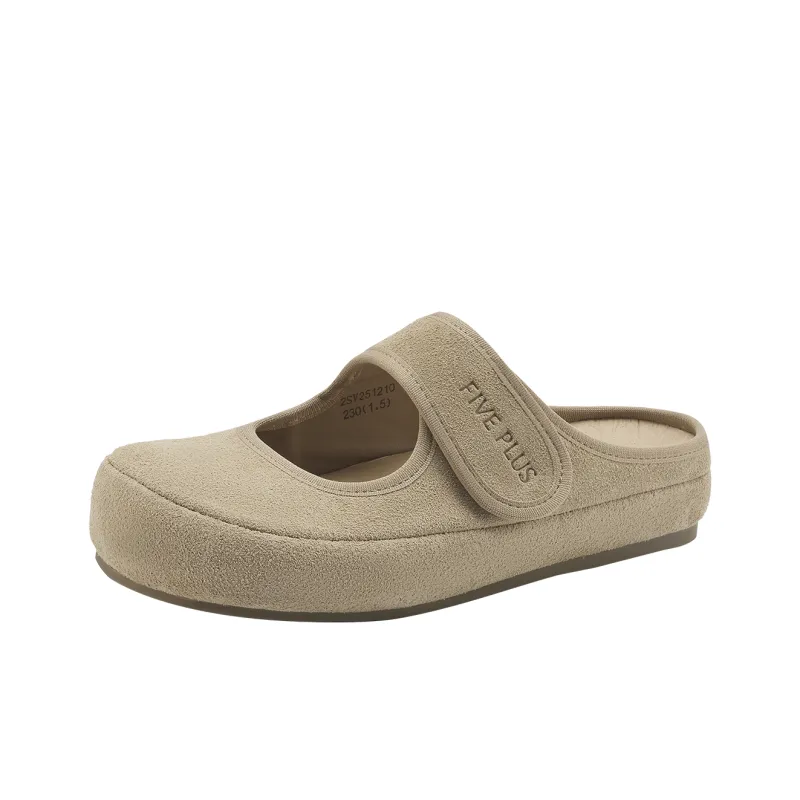 FIVE PLUS Abrasion Resistant Slip Resistant Wrap toe Slippers Women's-5