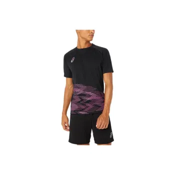 Asics T Shirts Men Black