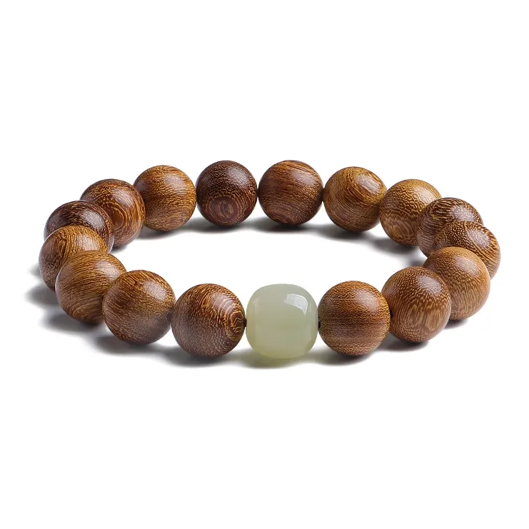 MUSHENGYUAN Golden Sandalwood Bracelets Unisex-0