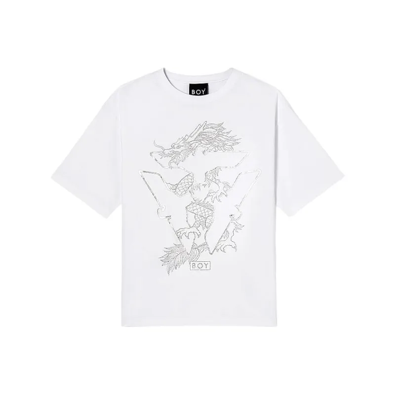 Boy London T Shirts Unisex White-0