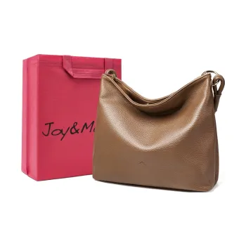 Joy&Mario Synthetic Leather Crossbody Shoulder Bags Women's Cocoa Coffee