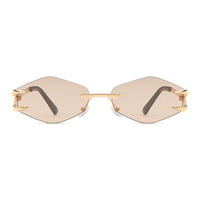 NOME Zinc Alloy Irregular Shape Sunglasses Unisex-2