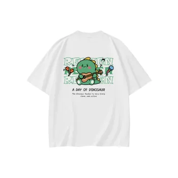 RENBEN Drop Shoulder Sleeve T Shirt Unisex