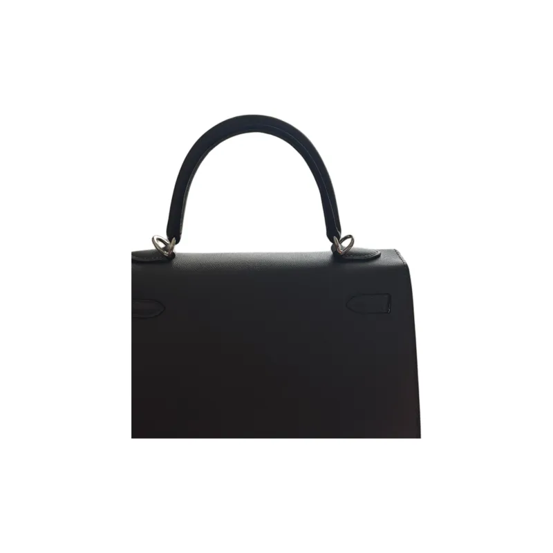 HERMES Kelly Mademe Cow Leather Kelly Bag Shoulder Bag Crossbody Bag Handbag Regular Women's Graphite Gray-3