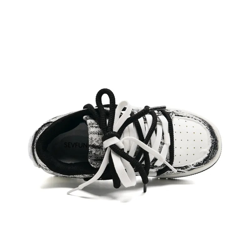 7 SEVFUN Abrasion Resistant Low Top Skateboard Shoes Unisex-24