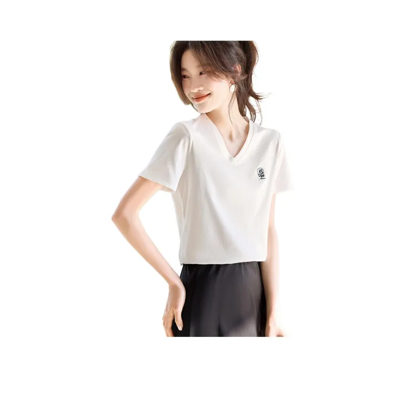 Mo Han Yi Mei T Shirt Women's White-2