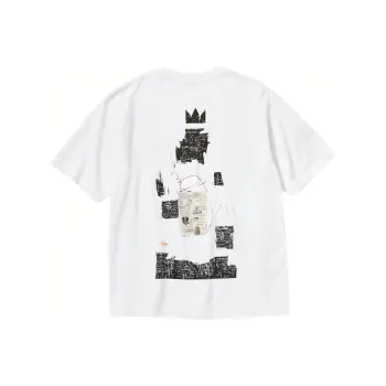Jean michel Basquiat X UNIQLO Basquiat Collaboration T Shirts Unisex White