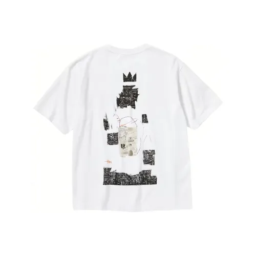 Jean michel Basquiat X UNIQLO Basquiat Collaboration T Shirts Unisex White
