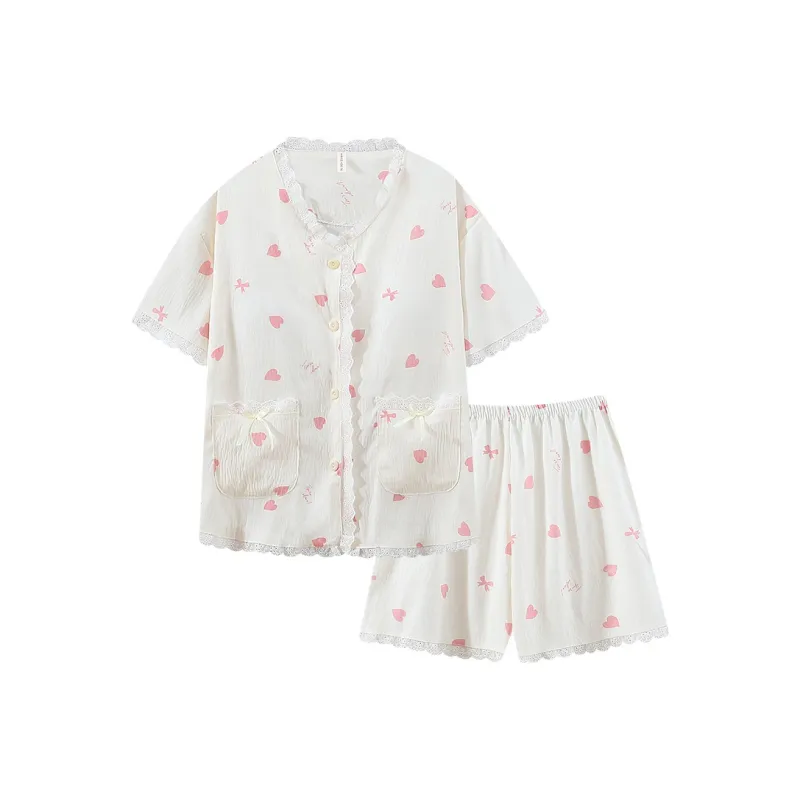 Maultiay Pajama Set Women's White-0