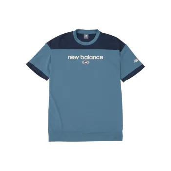 New Balance Linear T Shirt Unisex Blue