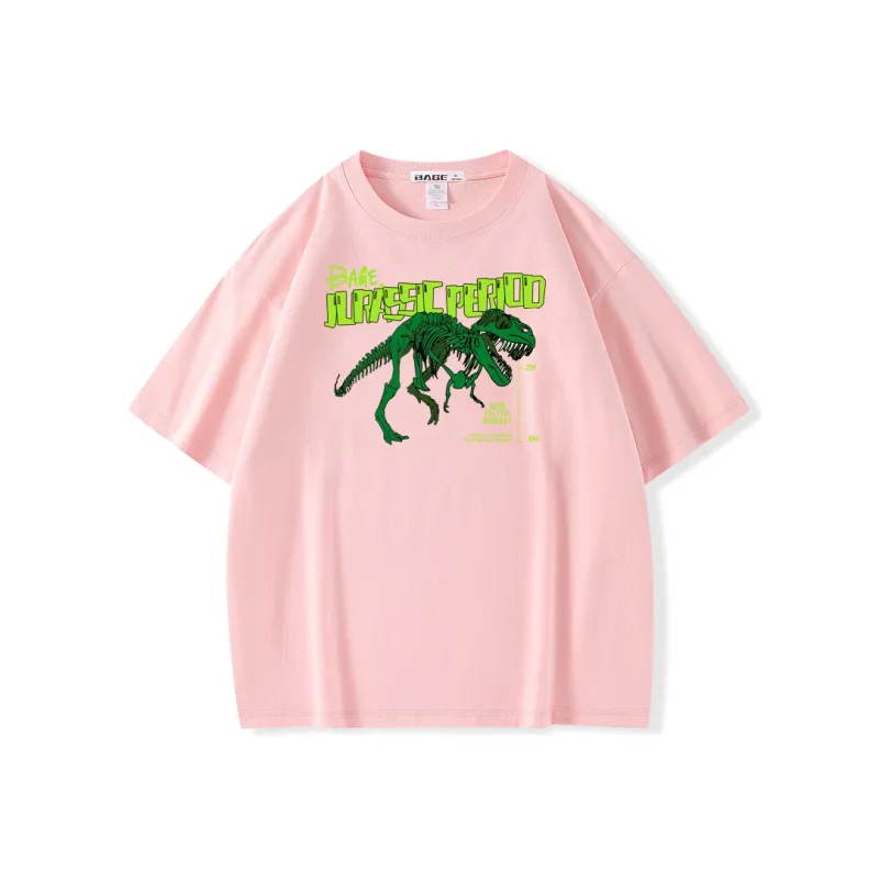BAGE Drop Shoulder Sleeve T Shirt Unisex-6