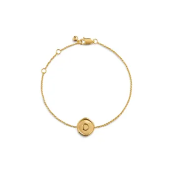 Monica Vinader Sterling Silver Plated With 18k Gold Bracelets Women's Gold