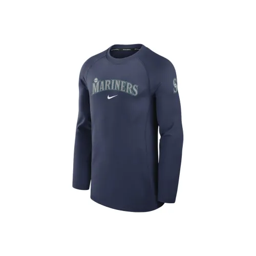 Nike Seattle Mariners Authentic Collection Game Time Men's Nike Dri FIT Mlb Long Sleeve T Shirt