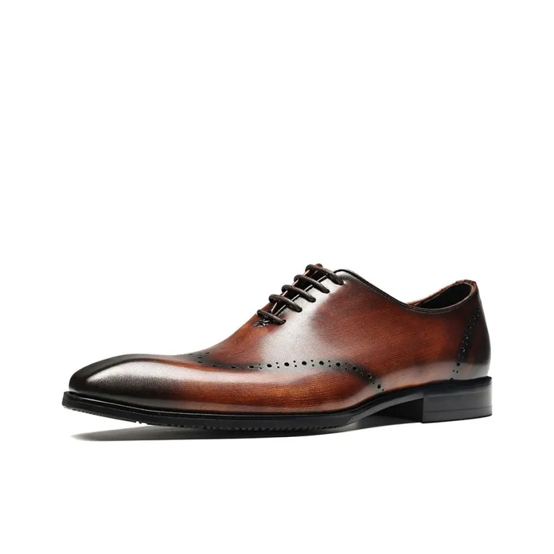 Bansley Dress Shoes Men Low Top-4