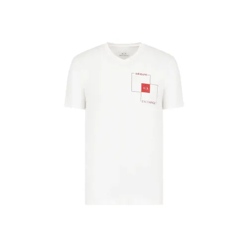ARMANI EXCHANGE SS24 T Shirt Men's White