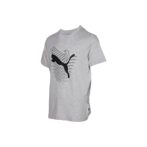PUMA SS24 Set in Sleeve T Shirt Men's Gray