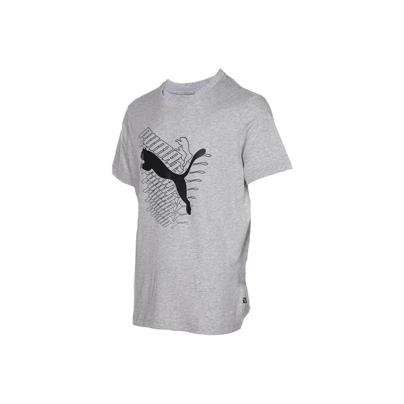 PUMA SS24 Set-in Sleeve T-Shirt Men's Gray-0