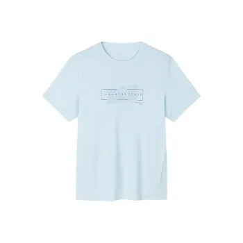 Anta Comprehensive Training Collection Sports Lifestyle Collection T Shirt Men's Light Glow Blue