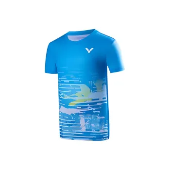 VICTOR T-Shirt Unisex Light Aqua Blue