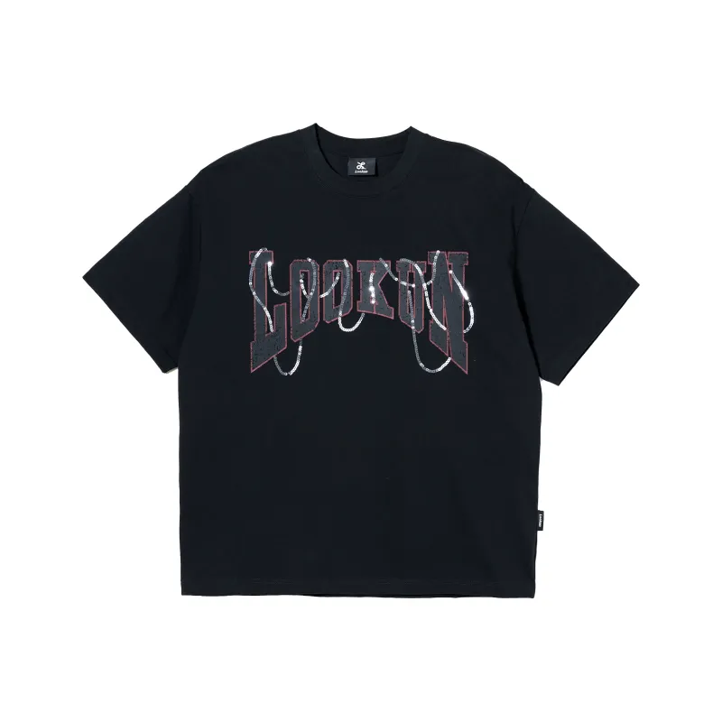 LOOKUN T-Shirts Unisex Black-0