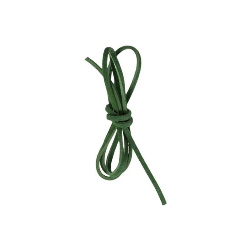 MIU MIU Leather Shoelaces Unisex Green-0