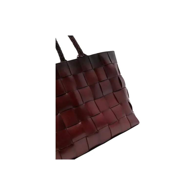 Dragon Diffusion Cow Leather Tote Bag, Shopping Bag, Handbag Women's Hem Color-2