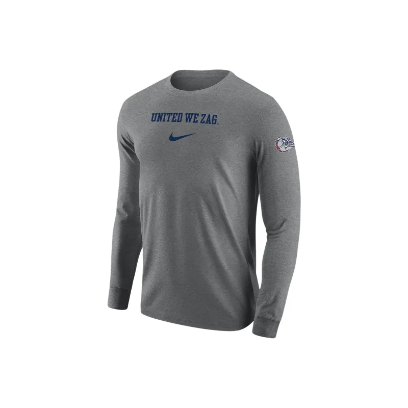 Nike Gonzaga Men's Nike College Long Sleeve T Shirt-0