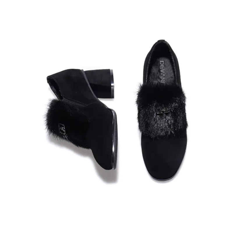 Devanro High Heels Women's Black-3