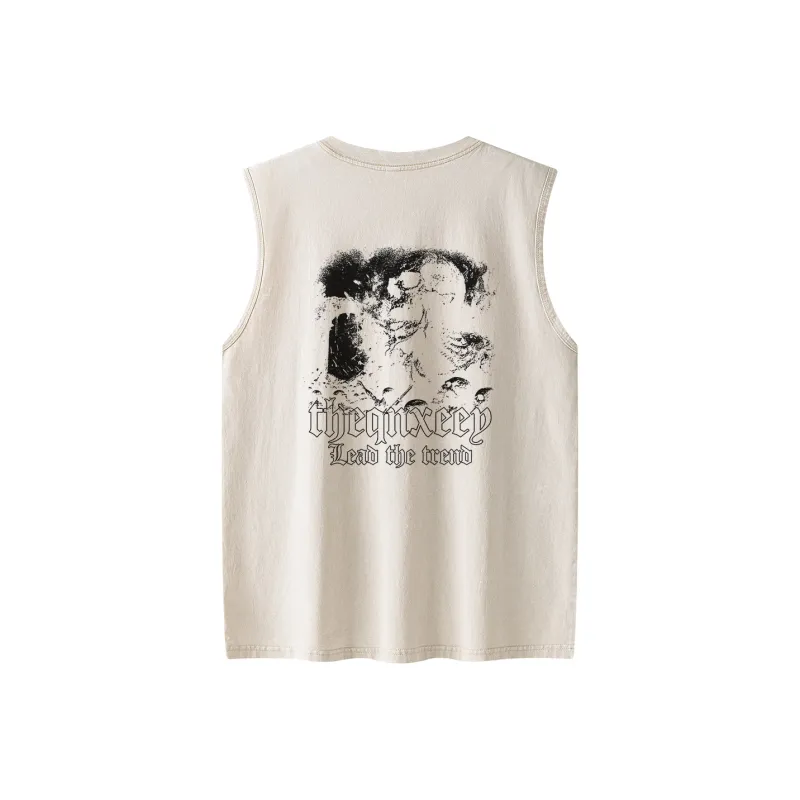 Qnxeey Tank Tops Unisex-5
