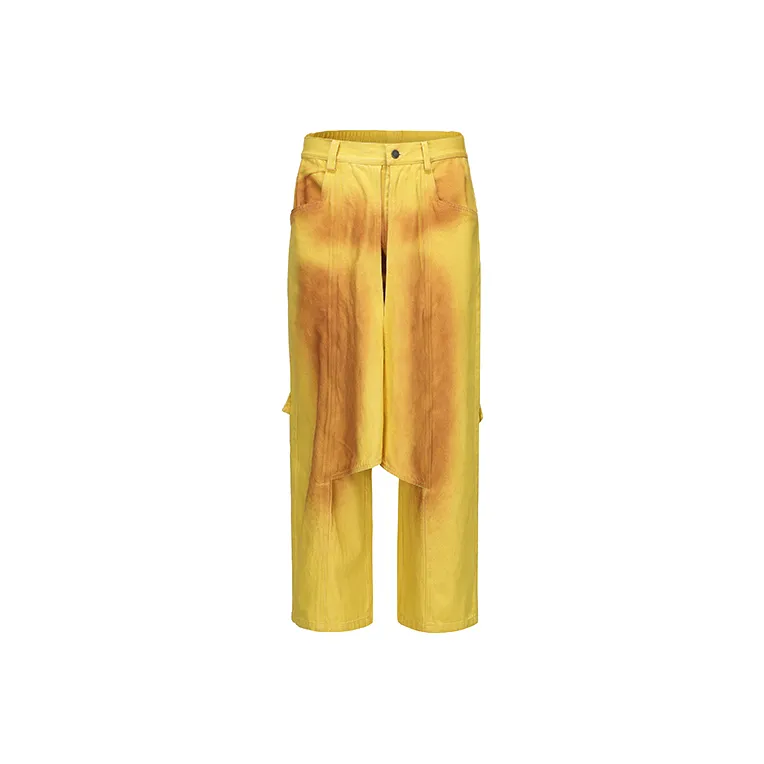VANN VALRENCÉ Jeans Unisex Yellow-1