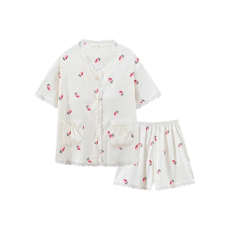 Maultiay Pajama Set Women's White-0