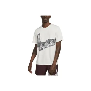 Nike Dri FIT UV Run Division Miler T Shirt Men's Phantom