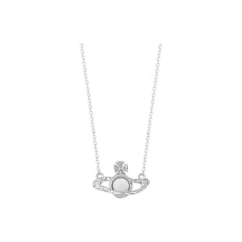 Heart Grass S925 Silver Necklaces Women's-0