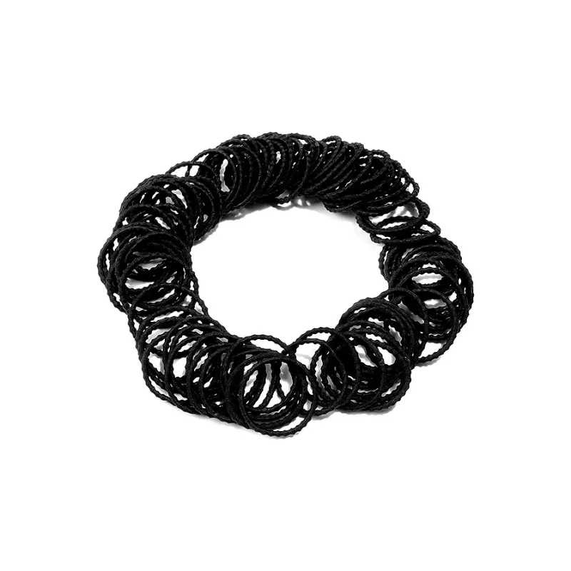 ROYALSASA Rubber Band Iron Box Hair Tie Kids'-4