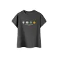 Women's Cropped Carbon Gray