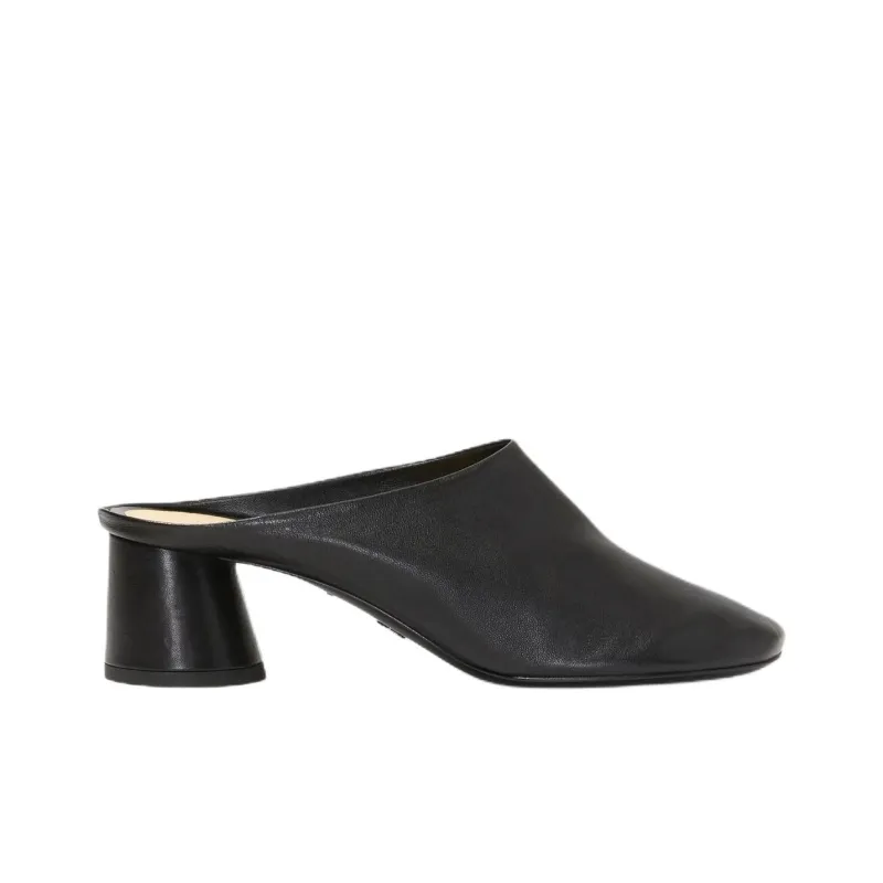 PROENZA SCHOULER Glove Closed Toe Slippers 5cm Women's Black-1