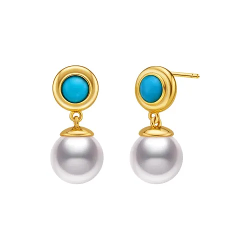 ME LUXE Pearl Hoop Earrings, Unique And Rare Women's