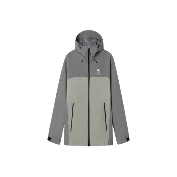 CAMEL Waterproof And Windproof Windbreaker Jacket Unisex Light Green