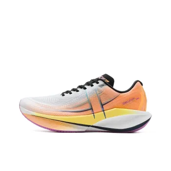 XTEP 360X 2.0 Running Shoes Men Low Top Classic White Fluorescent Tender Orange