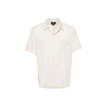 A.P.C Lloyd Short-Sleeved Buttoned Shirt