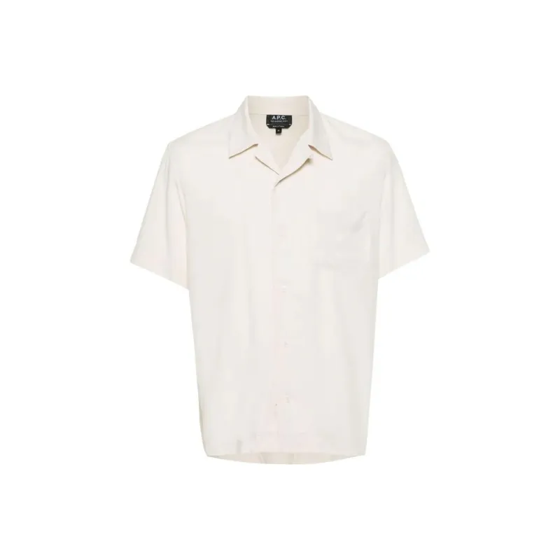 A.P.C Lloyd Short-Sleeved Buttoned Shirt-0
