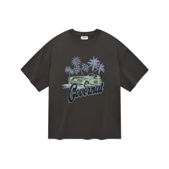 COVERNAT SS24 T Shirt Men's Charcoal