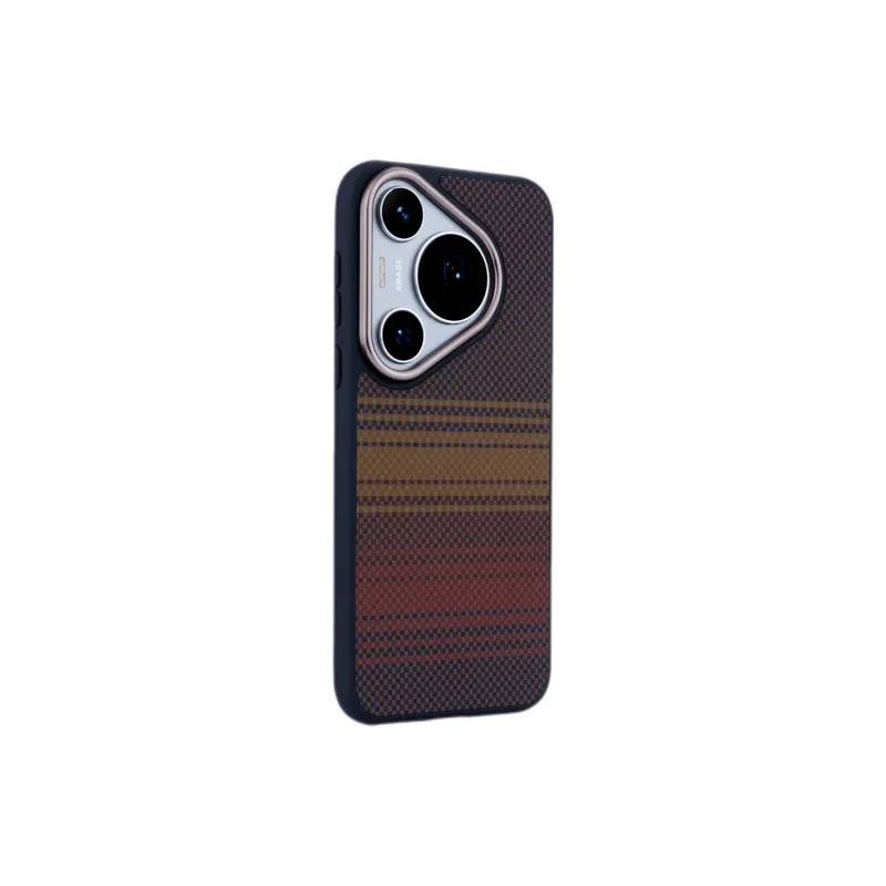 Koman TPU+PC Material Kevlar Carbon Fiber Skin Feel Grid Phone Cases Compatibility With Huawei Mate 60 Pro/P70 Pro-9