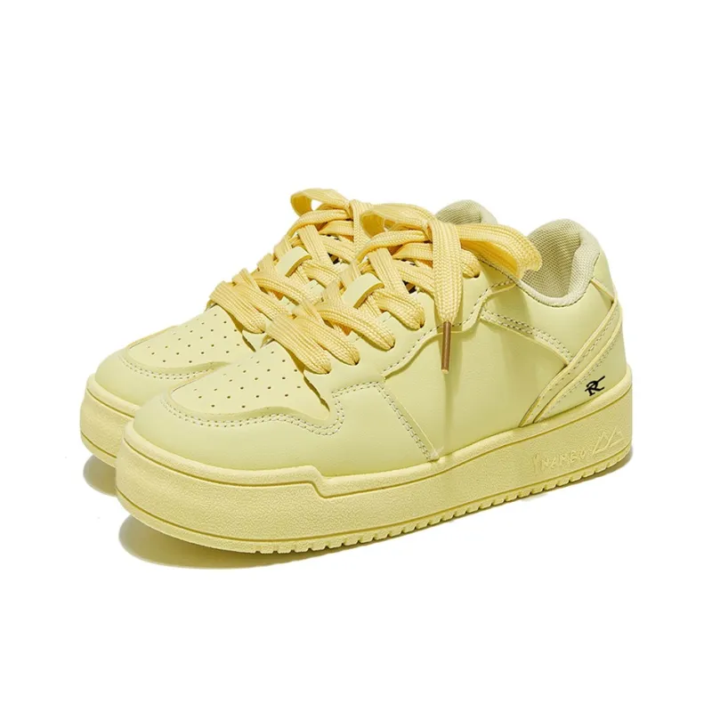 ROBINHOOD Slip Resistant Shock Absorbers With Abrasion Resistant Properties Low Top Skateboard Shoes Women's Box-18
